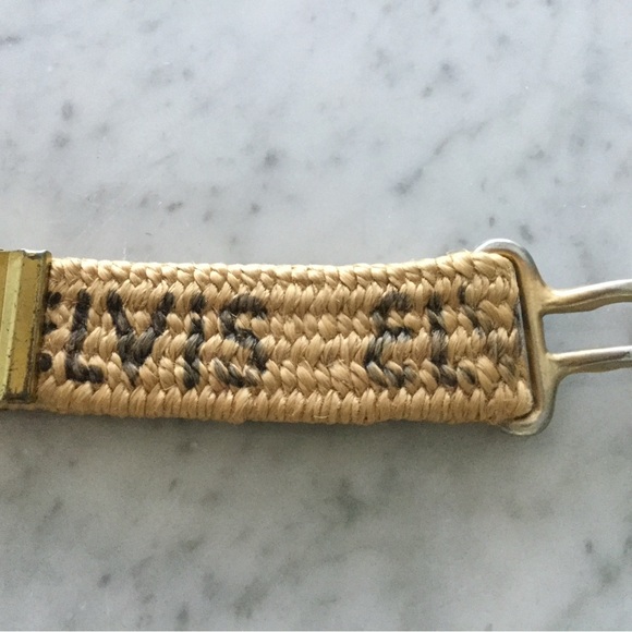 Vintage Elvis Elasticized Belt, circa 1970s - Picture 5 of 6